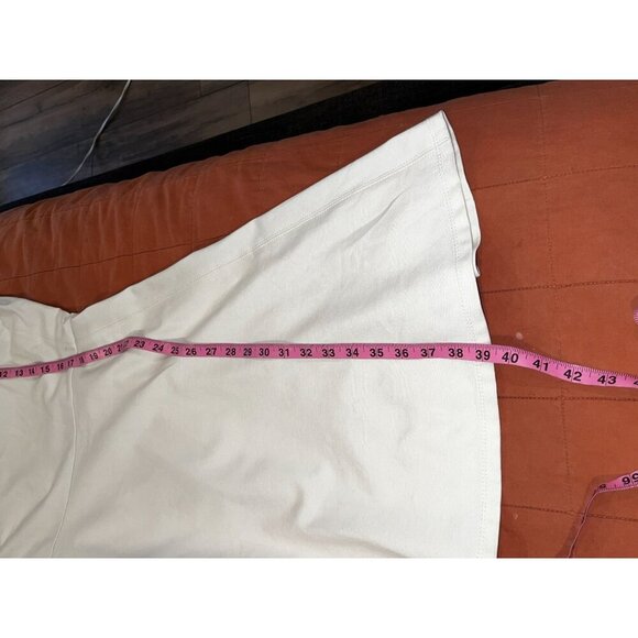 NWT Lauren Ralph Lauren Black Label Ivory Sleeveless Fit & Flare Crew Neck Women - Picture 8 of 9